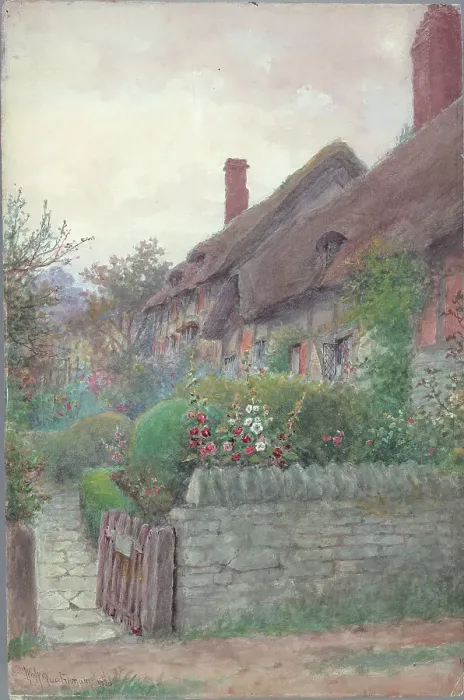 Framed Print : Anne Hathaway's Cottage Shottery Stratford-upon-Avon Framed Print : Anne Hathaway's Cottage Shottery Stratford-upon-Avon
