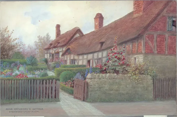 Framed Print : Anne Hathaway's Cottage, Stratford-upon-Avon Framed Print : Anne Hathaway's Cottage, Stratford-upon-Avon