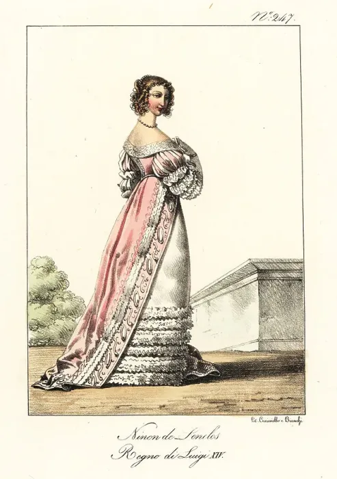 Framed Print : Anne Ninon de l'Enclos, French author and courtesan Framed Print : Anne Ninon de l'Enclos, French author and courtesan
