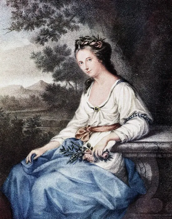 Framed Print : Anne Seymour Damer, English sculptor Framed Print : Anne Seymour Damer, English sculptor
