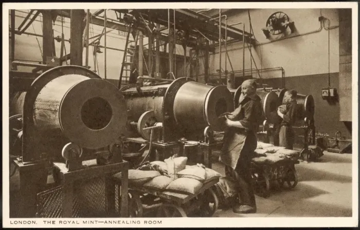 Framed Print : Annealing at Royal Mint Framed Print : Annealing at Royal Mint