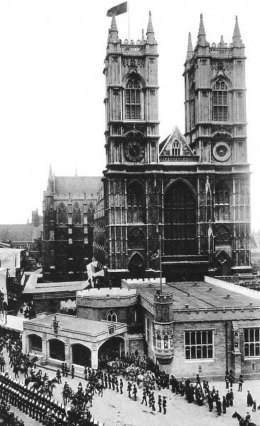 Annexe built on Westminster Abbey for George V coronation
