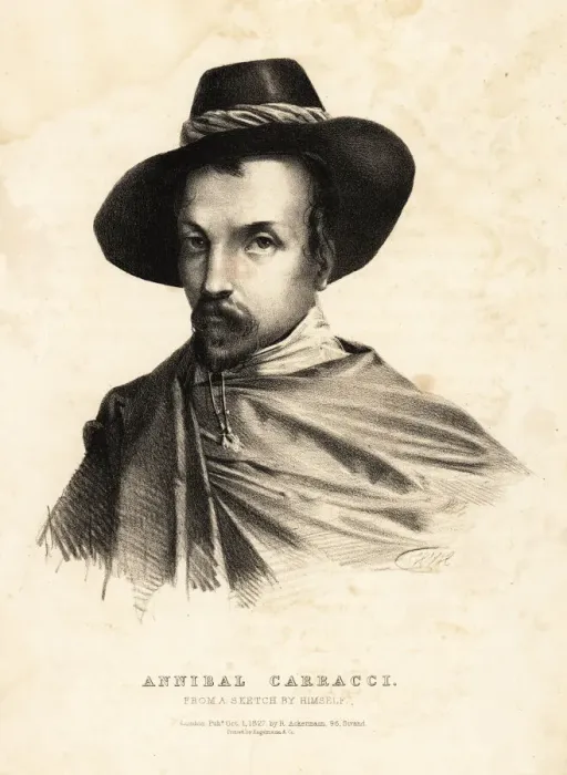Framed Print : Annibale Carracci, Italian painter Framed Print : Annibale Carracci, Italian painter