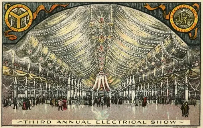 Framed Print : The Third Annual Electrical Show, Chicago, USA Framed Print : The Third Annual Electrical Show, Chicago, USA
