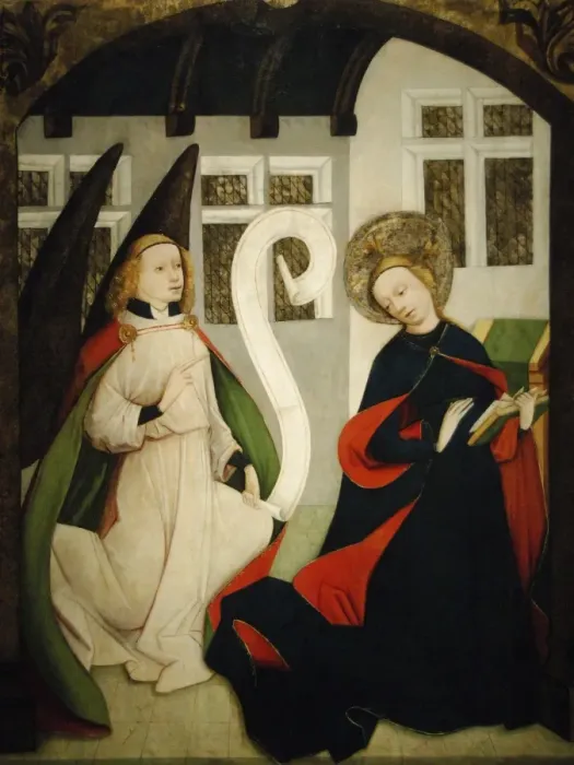 Framed Print : The Annunciation. 15th century Framed Print : The Annunciation. 15th century