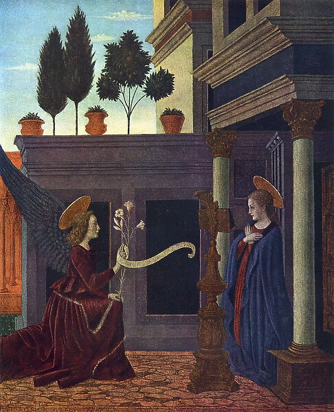 The Annunciation by Alesso Baldovinetti