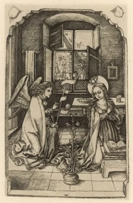 Framed Print : Annunciation to Mary Framed Print : Annunciation to Mary