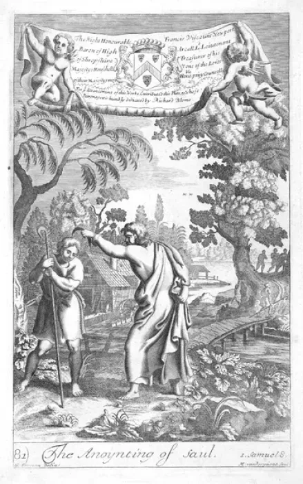 Framed Print : The anointing of Saul Framed Print : The anointing of Saul