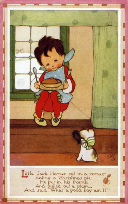 Framed Print : Anon 1. Little Jack Horner Framed Print : Anon 1. Little Jack Horner