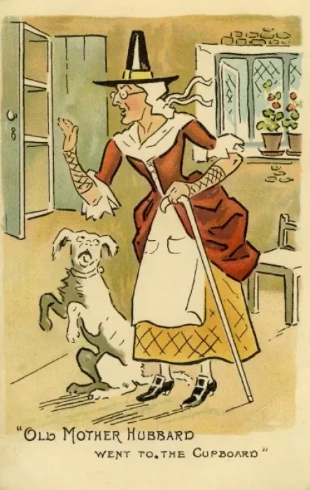 Framed Print : Anon 4. Old Mother Hubbard Framed Print : Anon 4. Old Mother Hubbard