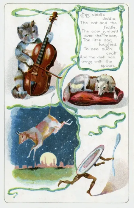 Framed Print : Anon 6. Hey diddle, diddle Framed Print : Anon 6. Hey diddle, diddle