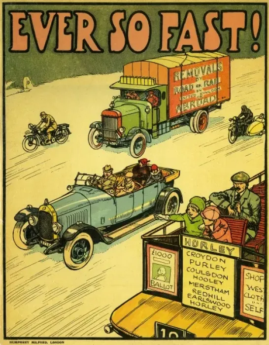 Framed Print : Anon. Ever so Fast! 1920 Framed Print : Anon. Ever so Fast! 1920