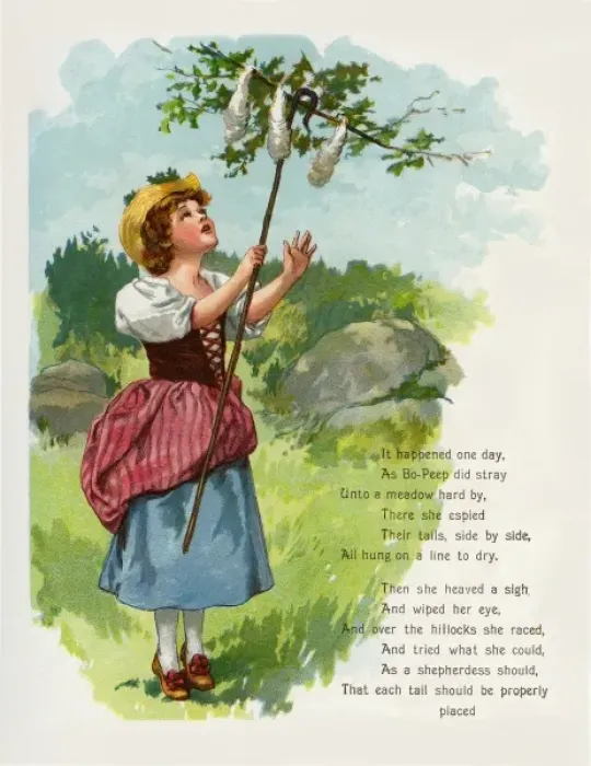 Framed Print : Anon Mcloughlin. Little Bo-Peep 2 Framed Print : Anon Mcloughlin. Little Bo-Peep 2