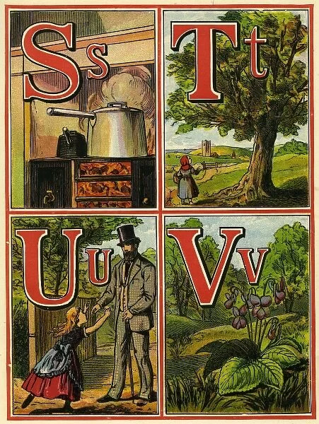 Anon. Warne alphabet 1875. STUV