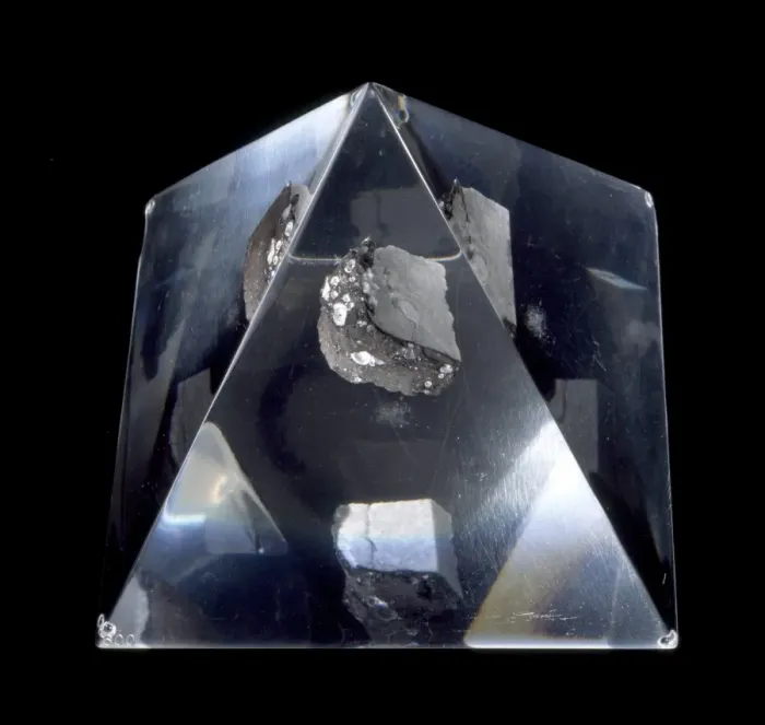 Framed Print : Anorthosite breccia, moon rock Framed Print : Anorthosite breccia, moon rock