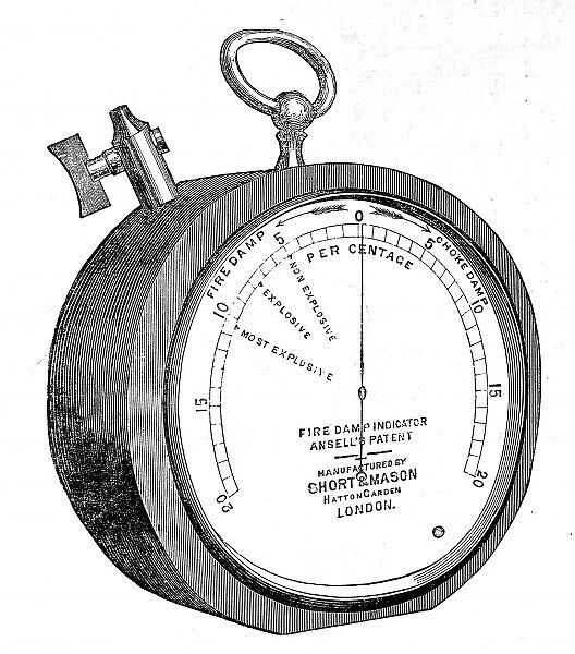 Ansells Fire-Damp Indicator, 1880