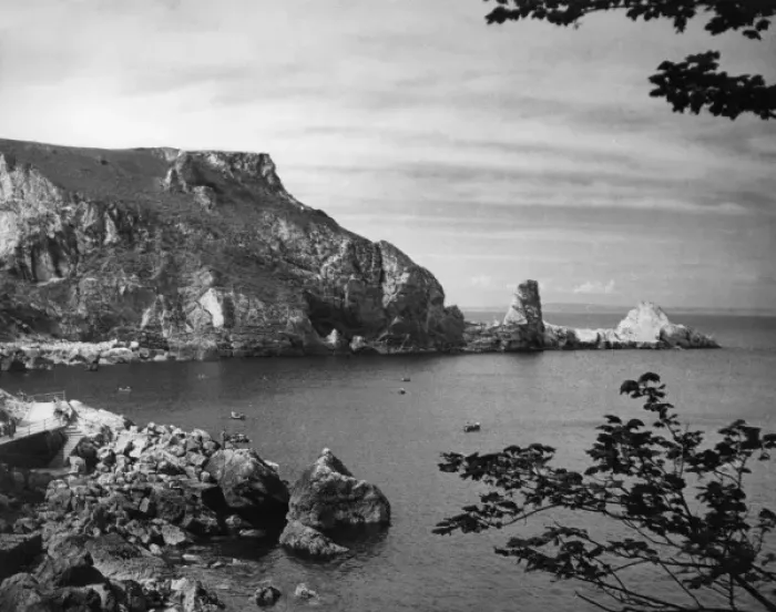 Framed Print : Ansteys Cove