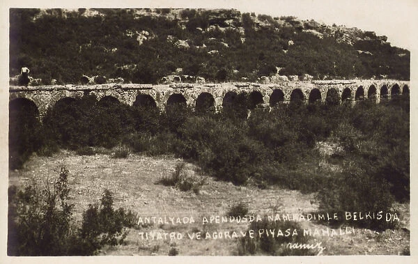 Antalya, Southern Turkey - Aspendos - Aqueduct