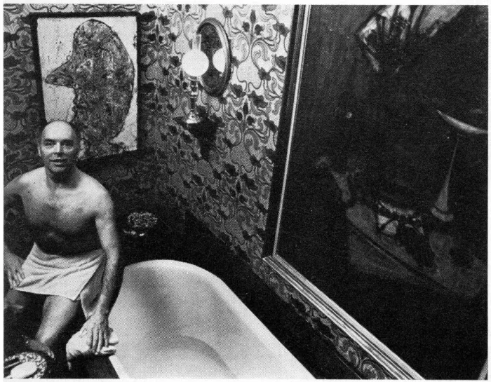 Framed Print : Anthony Denney in bathroom Framed Print : Anthony Denney in bathroom