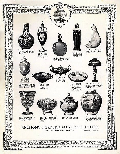 Anthony Hordern and Sons Advertisement