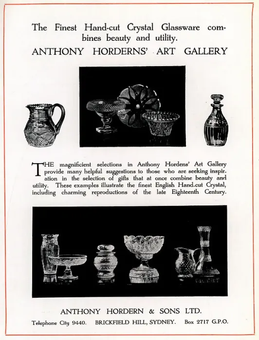 Framed Print : Anthony Hordern & Sons Advertisement Framed Print : Anthony Hordern & Sons Advertisement