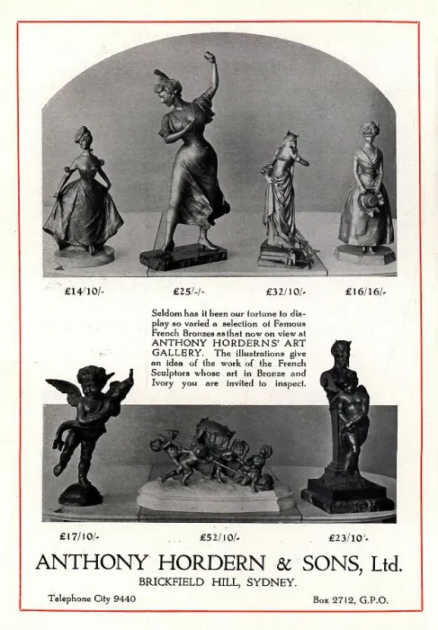 Framed Print : Anthony Hordern & Sons Advertisement