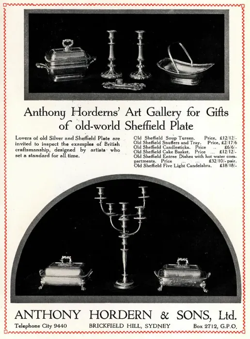Framed Print : Anthony Hordern & Sons Advertisement Framed Print : Anthony Hordern & Sons Advertisement