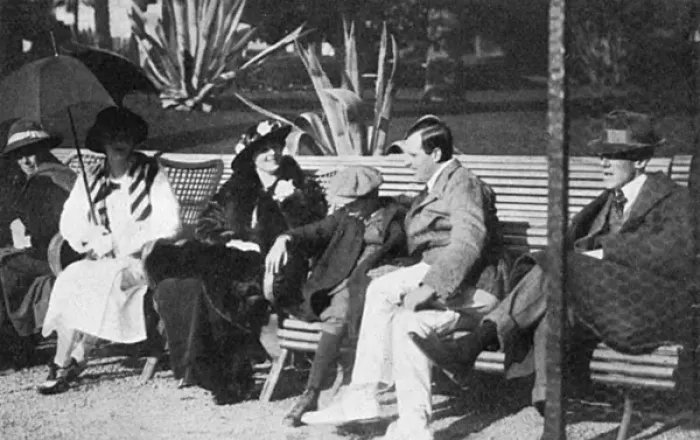 Framed Print : Anthony Wilding at Beau Site, Cannes, 1914 Framed Print : Anthony Wilding at Beau Site, Cannes, 1914