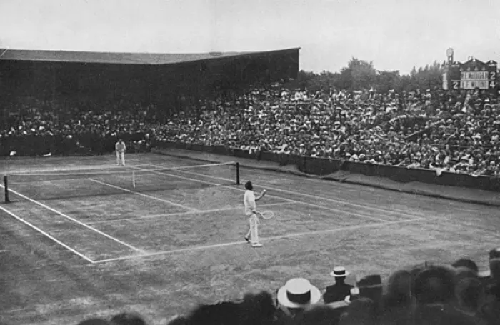 Framed Print : Anthony Wilding at Wimbledon in 1913 Framed Print : Anthony Wilding at Wimbledon in 1913