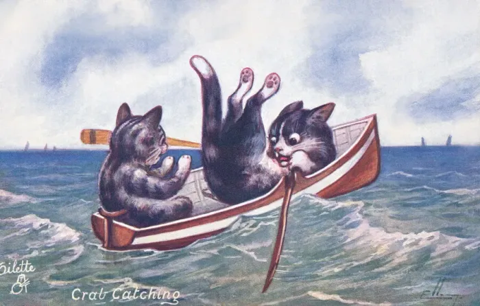 Framed Print : Anthropomorphic cats Framed Print : Anthropomorphic cats
