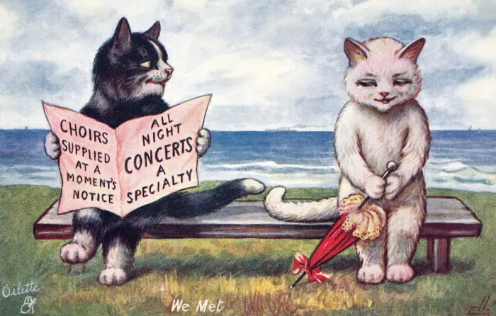 Framed Print : Anthropomorphic cats Framed Print : Anthropomorphic cats