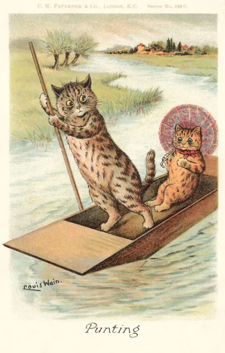 Framed Print : Anthropomorphic cats Framed Print : Anthropomorphic cats