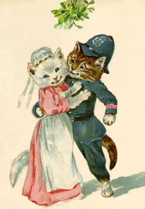 Framed Print : Anthropomorphic Cats Framed Print : Anthropomorphic Cats