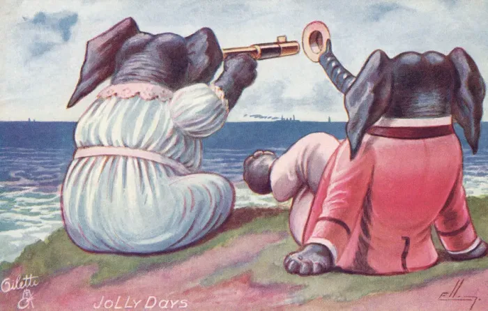Framed Print : Anthropomorphic jumbos Framed Print : Anthropomorphic jumbos