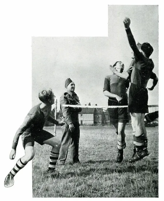 Framed Print : Anti-Aircraft Command play football tennis, WW2 Framed Print : Anti-Aircraft Command play football tennis, WW2