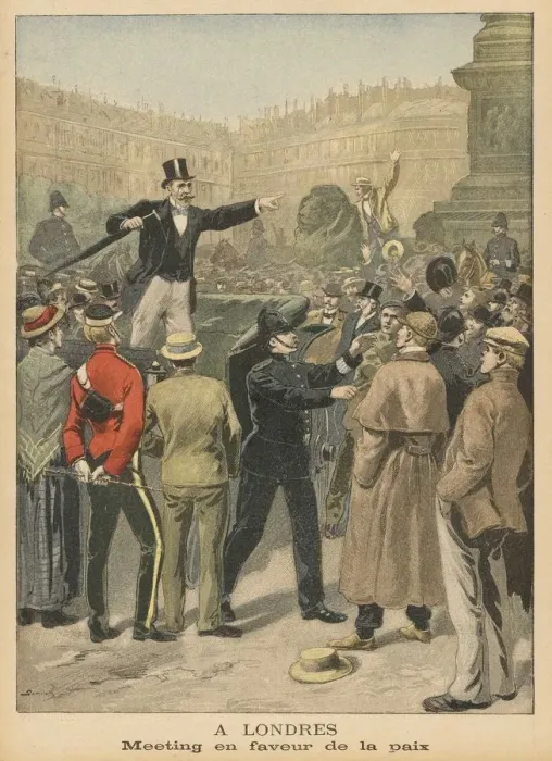 Framed Print : ANTI-BOER WAR DEMO Framed Print : ANTI-BOER WAR DEMO