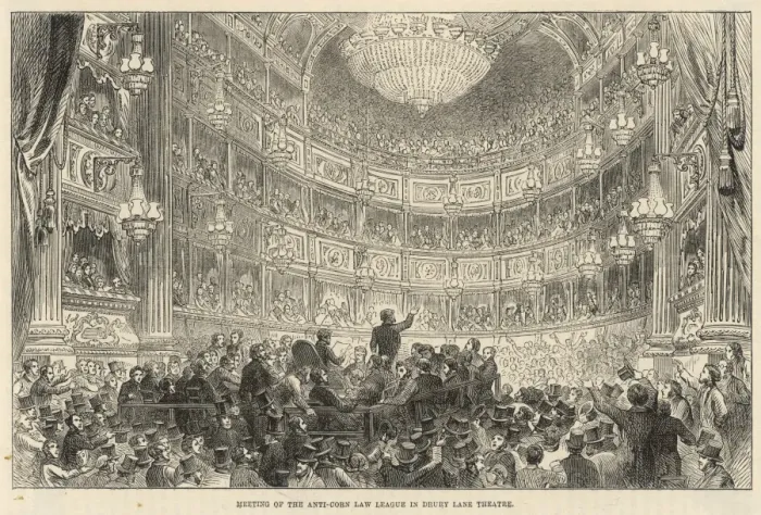 Framed Print : Anti-Corn Law / Drury Lane Framed Print : Anti-Corn Law / Drury Lane