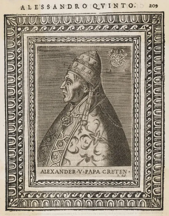 Framed Print : ANTI-POPE ALEXANDER V Framed Print : ANTI-POPE ALEXANDER V