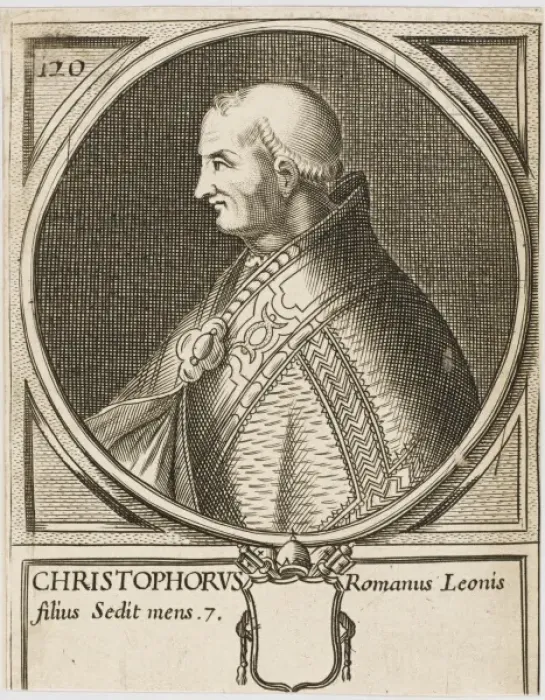 Framed Print : Anti-Pope Christophorus Framed Print : Anti-Pope Christophorus