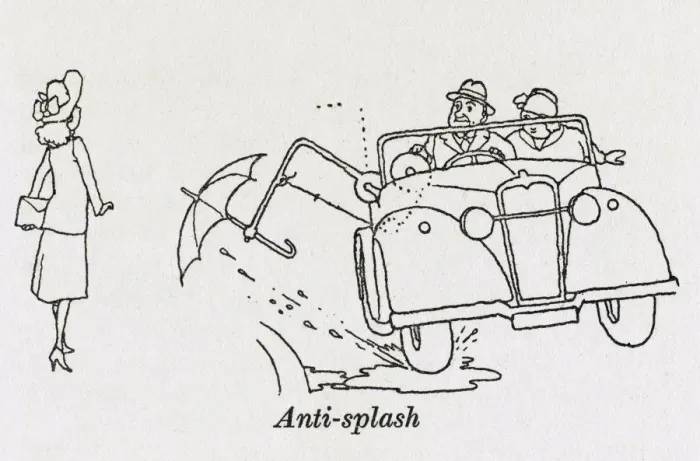 Framed Print : Anti-splash car / W H Robinson Framed Print : Anti-splash car / W H Robinson