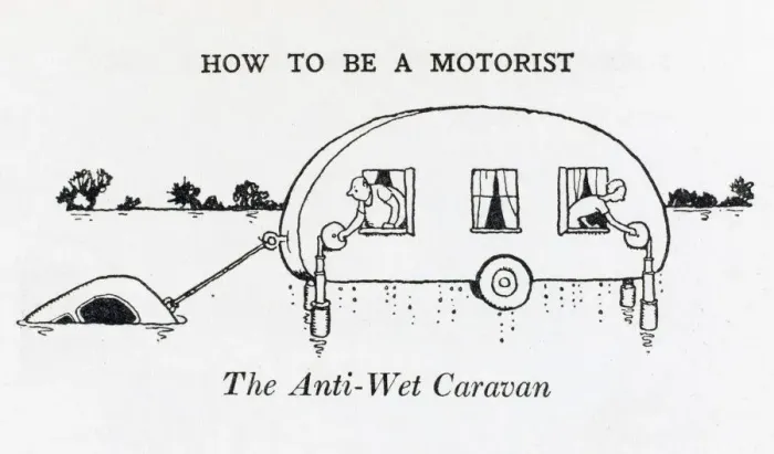 Framed Print : The Anti-wet caravan / W H Robinson Framed Print : The Anti-wet caravan / W H Robinson