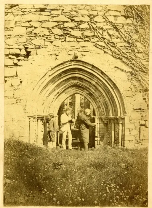 Framed Print : Antiquarians at Greyabbey, County Down, Ireland Framed Print : Antiquarians at Greyabbey, County Down, Ireland