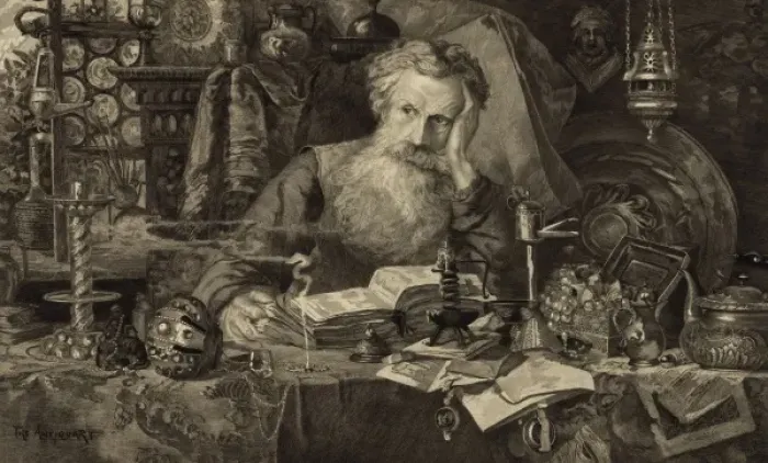 Framed Print : The antiquary Framed Print : The antiquary