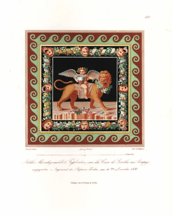Framed Print : Antique mosaic floor from the House of the Faun, Pompeii Framed Print : Antique mosaic floor from the House of the Faun, Pompeii