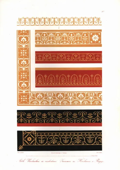 Framed Print : Antique wall paintings from various rooms Framed Print : Antique wall paintings from various rooms