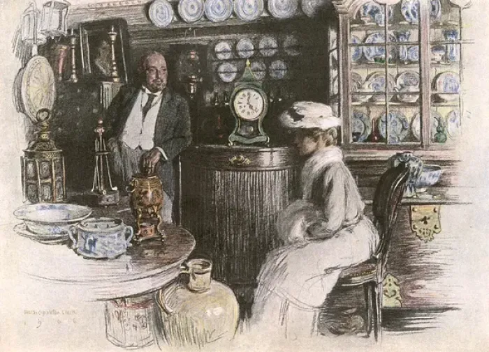 Framed Print : Antiques Shop Interior Framed Print : Antiques Shop Interior