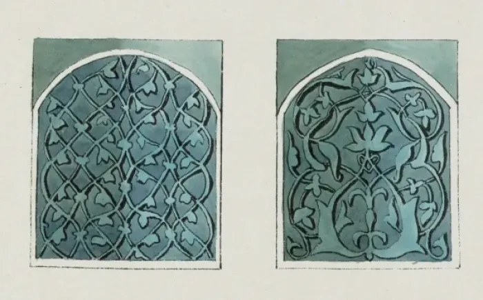 Framed Print : Antiquities of Samarkand. Tomb of the Saint Kassim ibn Abass Framed Print : Antiquities of Samarkand. Tomb of the Saint Kassim ibn Abass