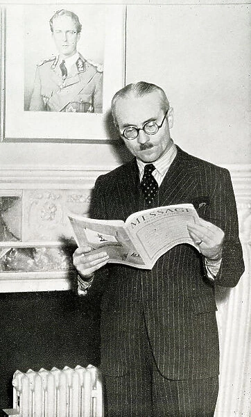 Antoine Delfosse, Minister for Justice and Information, WW2