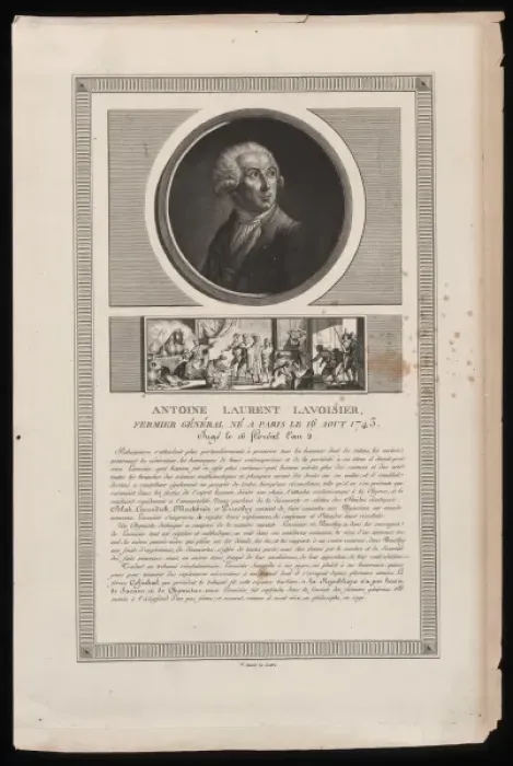 Framed Print : Antoine Laurent Lavoisier, fermier general. Ne a Paris le 16 Framed Print : Antoine Laurent Lavoisier, fermier general. Ne a Paris le 16