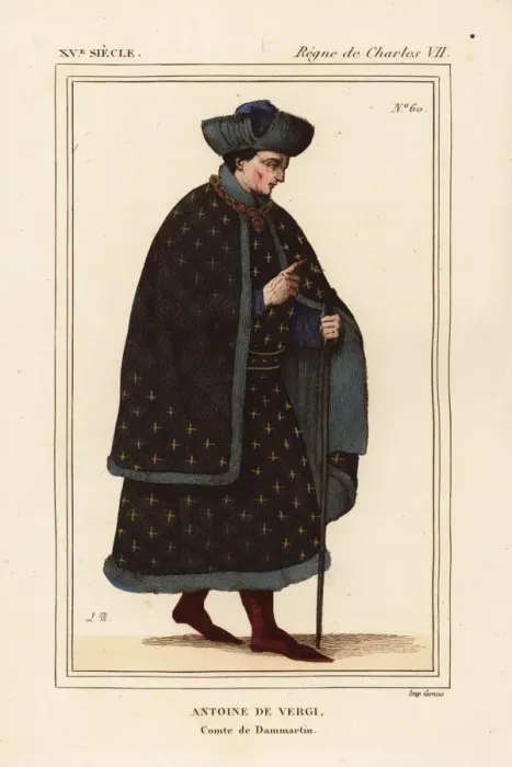 Framed Print : Antoine de Vergy, comte de Dammartin d. 1439 Framed Print : Antoine de Vergy, comte de Dammartin d. 1439